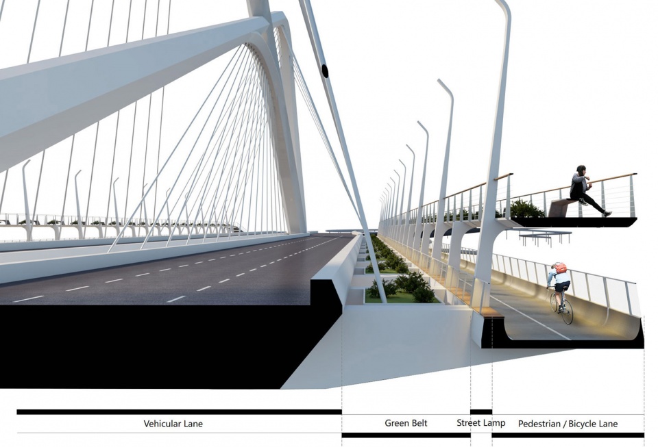 Nanjing Qinhuai Bay Bridge China by AND Office NAN Architects 1
