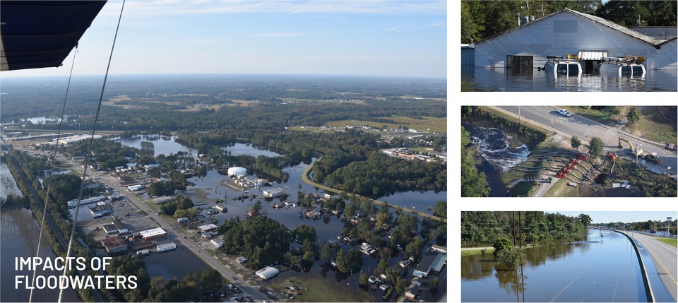 2020 asla research award of honor lumberton community floodprint nc state university coastal dynamics design lab