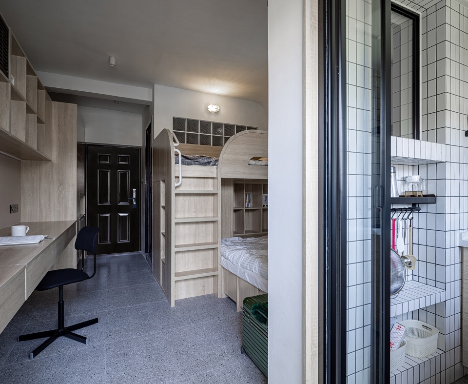 Interior design of a 24 square meters apartment by Wusuo design