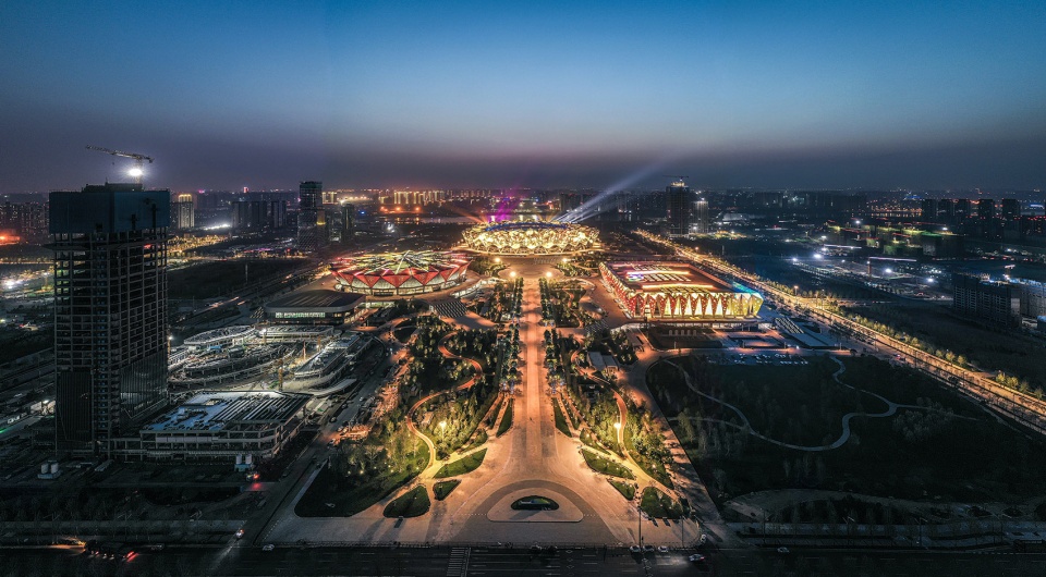 Landscape of Xi’an Olympic Sports Center ADEA