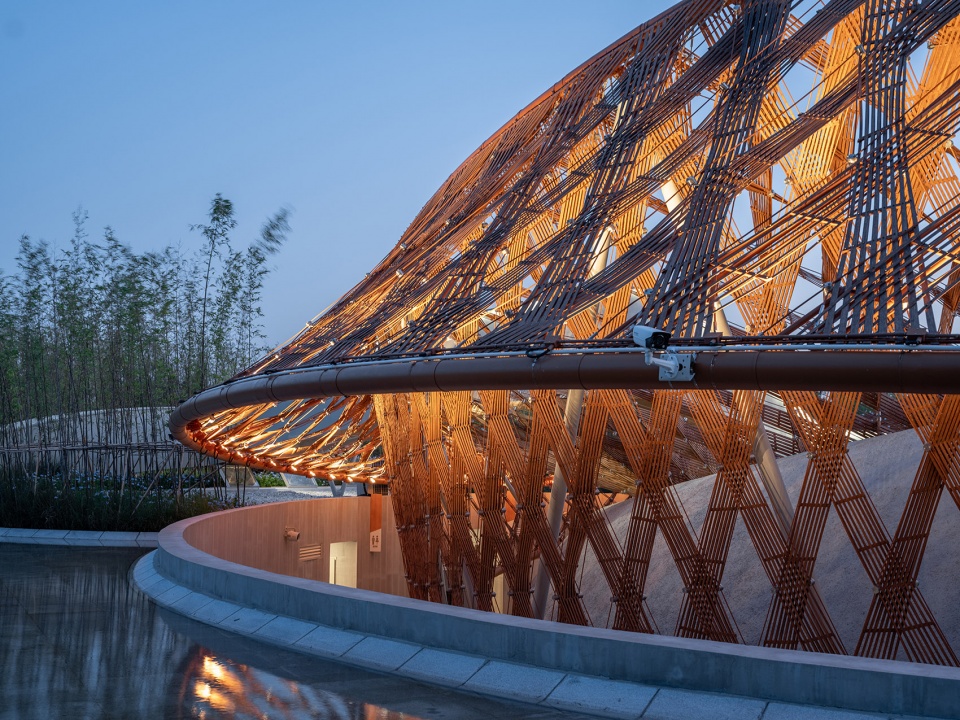The Bamboo and Rattan Pavilion of the 10th China Flower Expo
