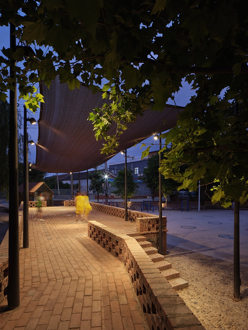 A Public Stage in Gaoliying Yicun Village by RENGARCH KEYWORKS