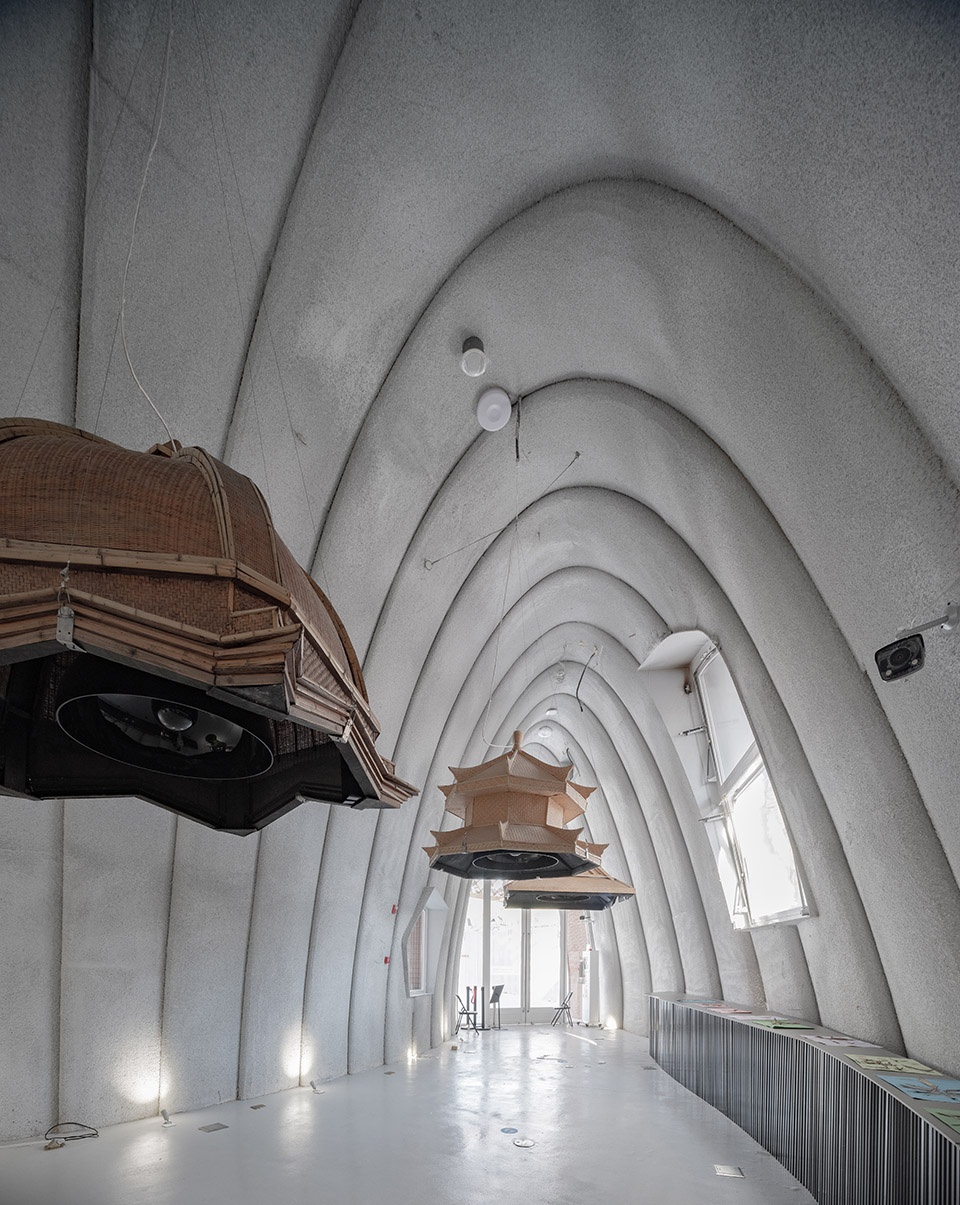 the bamboo and rattan pavilion of the 10th china flower expo by arcplus shanghai archi scientific creation center