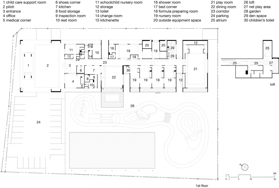 OM Nursery by HIBINOSEKKEI Youji no Shiro KIDS DESIGN LABO