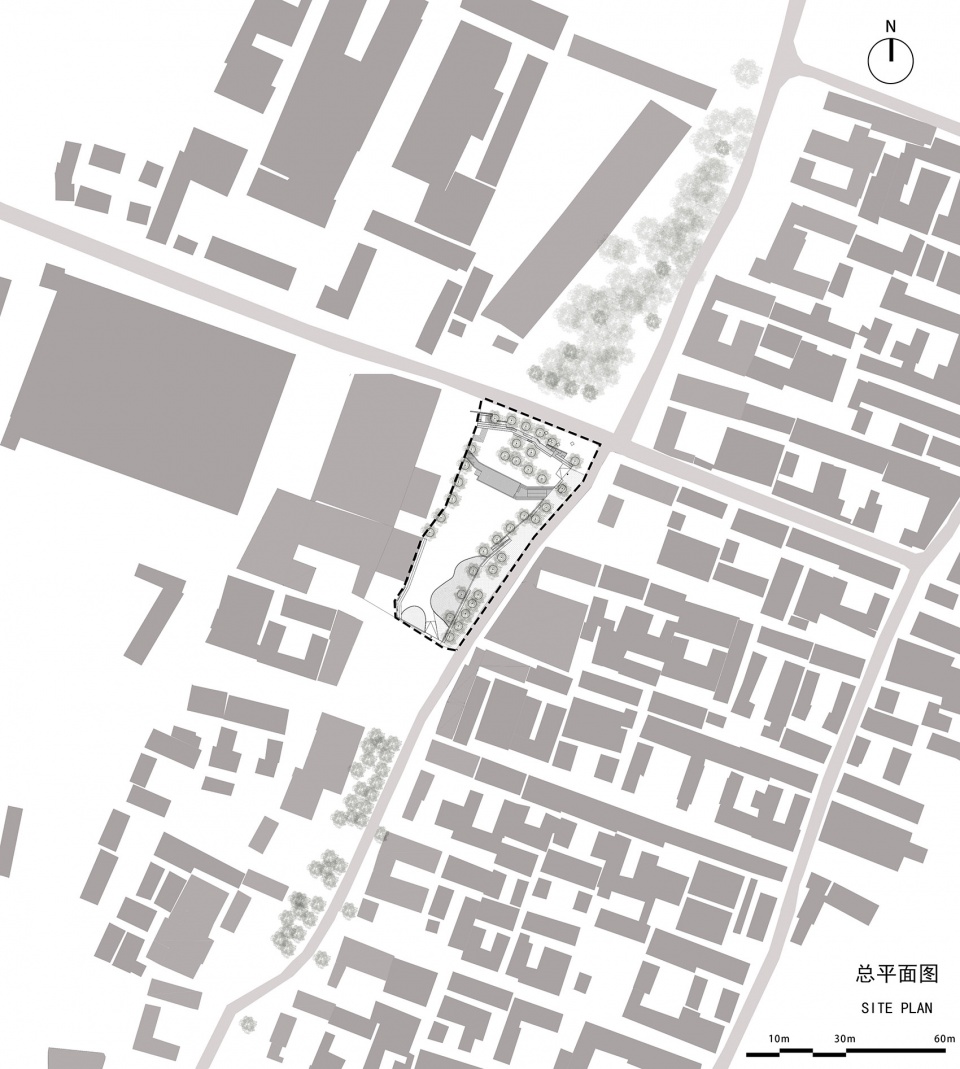 A Public Stage in Gaoliying Yicun Village by RENGARCH KEYWORKS