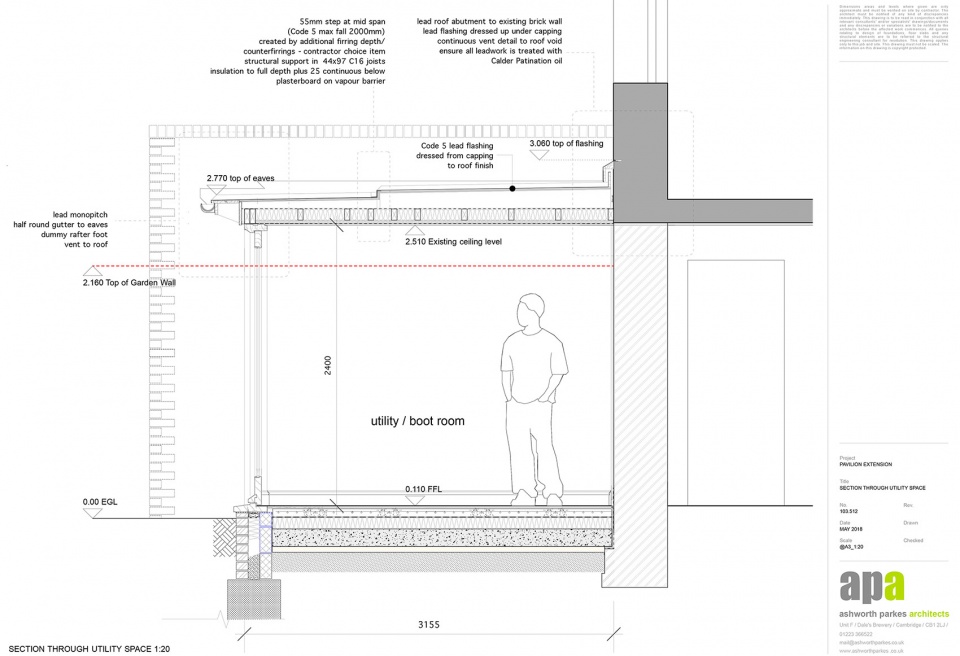 Pavilion Extension by Ashworth Parkes Architects Ltd