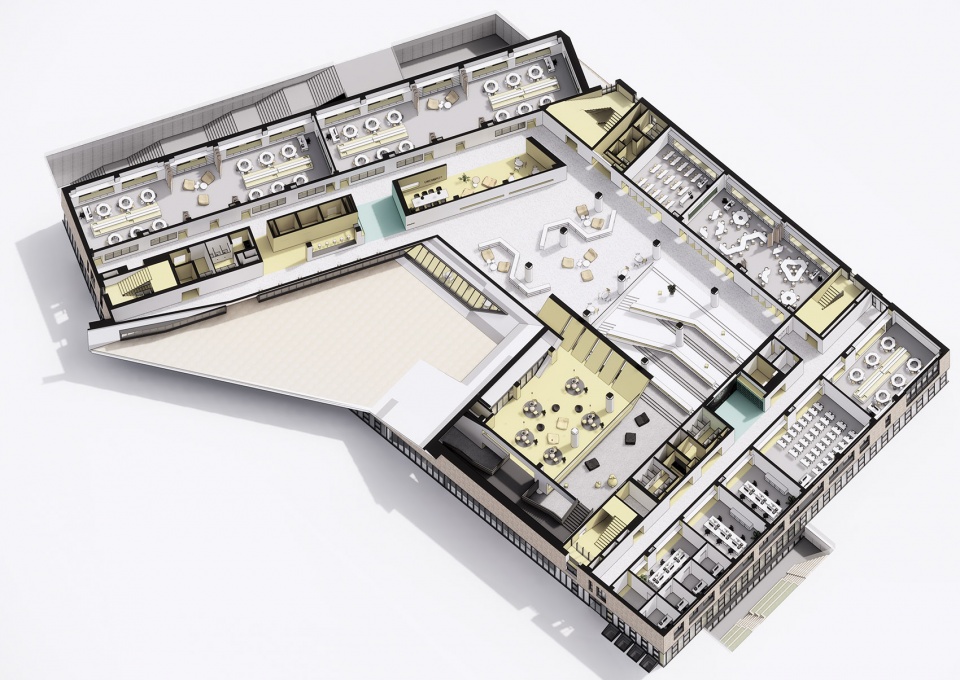 The design of the High School Affiliated to Renmin University of China Hangtian City Beijing by BIAD