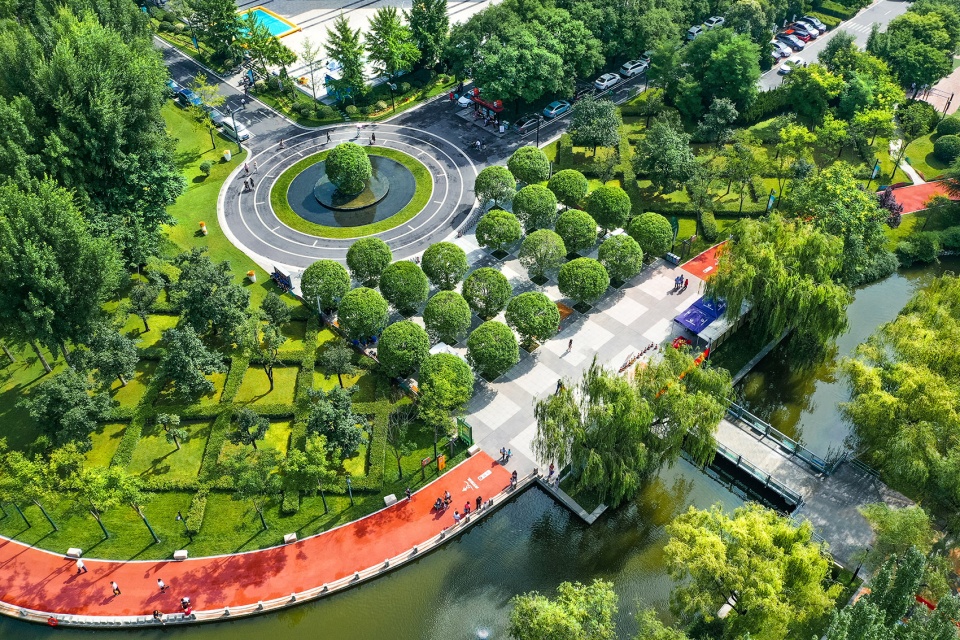 xian city sports park landscape improvement project by china northwest architecture design and research institute