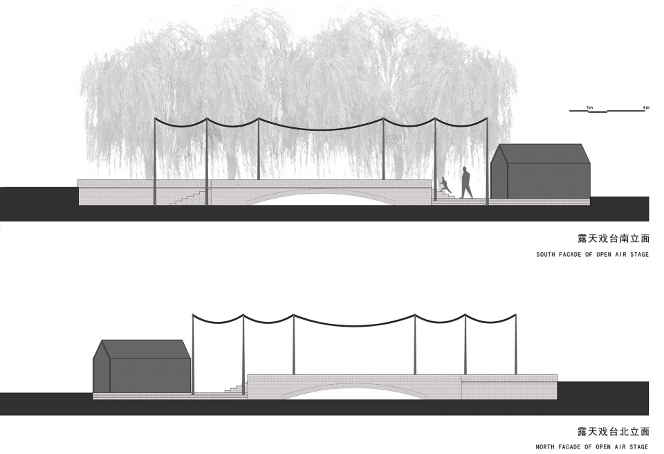A Public Stage in Gaoliying Yicun Village by RENGARCH KEYWORKS