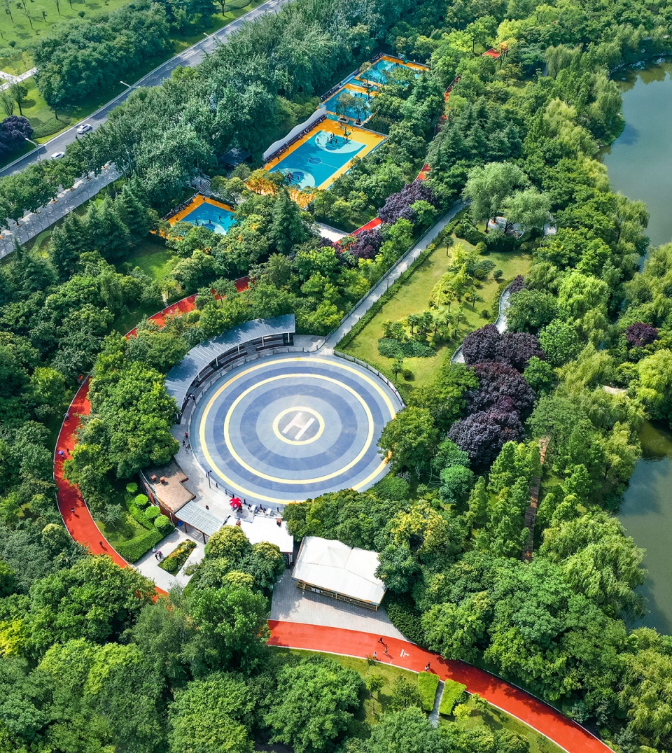 xian city sports park landscape improvement project by china northwest architecture design and research institute