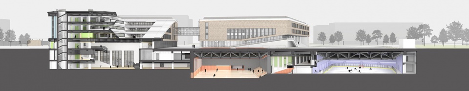 The design of the High School Affiliated to Renmin University of China Hangtian City Beijing by BIAD