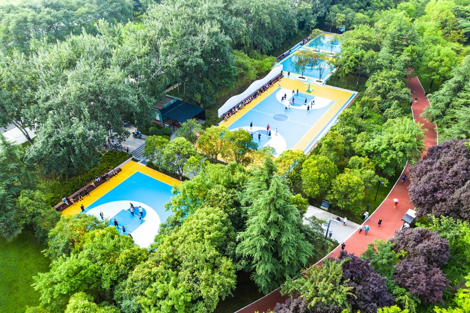 xian city sports park landscape improvement project by china northwest architecture design and research institute