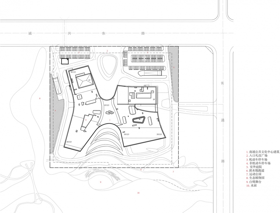 public culture center in nantong development zone china by tjad