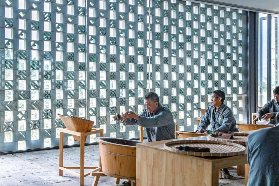 huiming tea space china by xu tiantian dna design and architecture