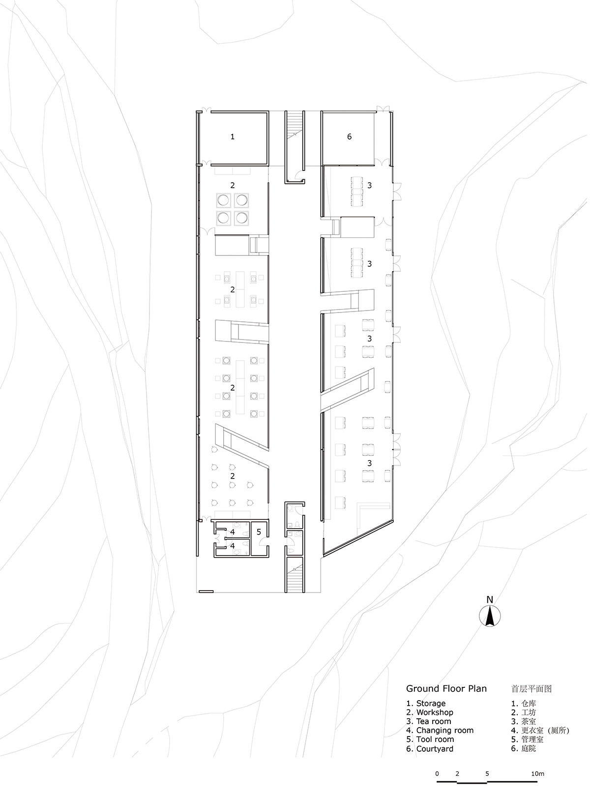 huiming tea space china by xu tiantian dna design and architecture
