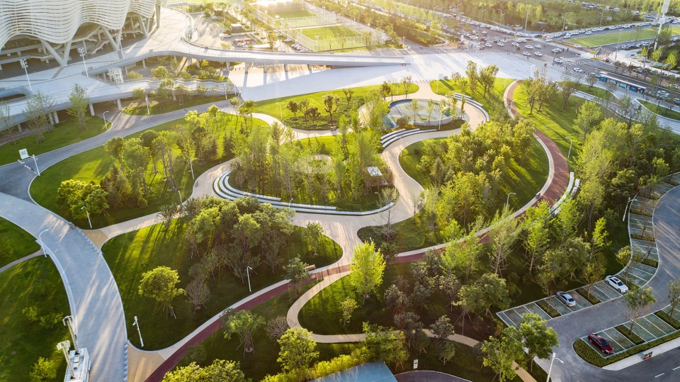 Landscape of Xi’an Olympic Sports Center ADEA