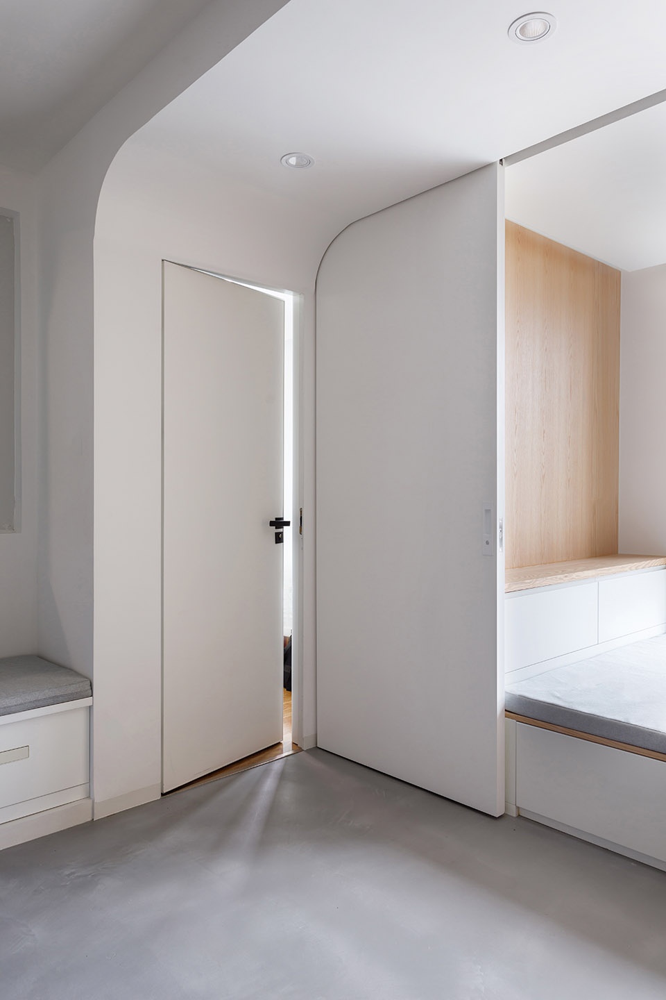 blue realm a streamlined musical home in klein blue beijing by xigo studio