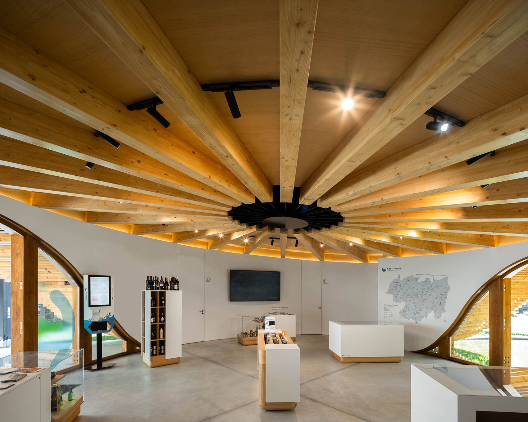 alto tamega tourism info point portugal by and re architecture