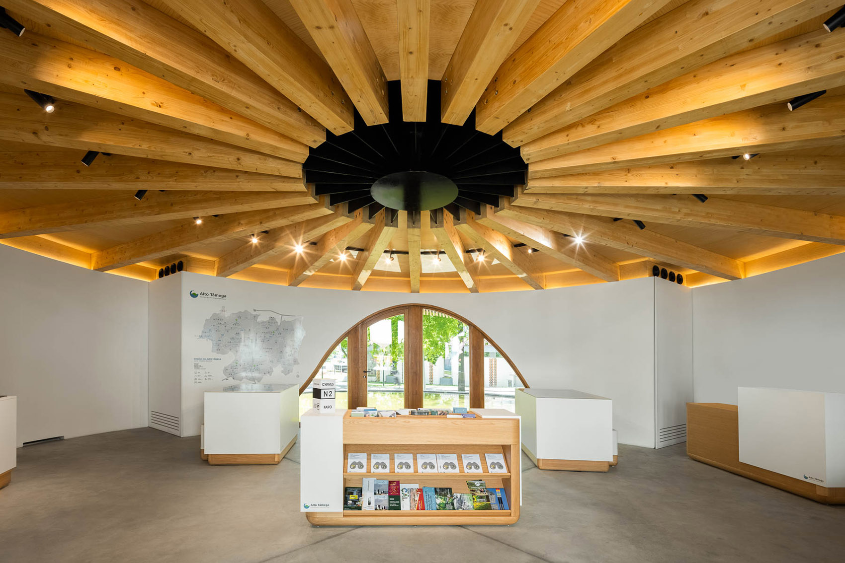 alto tamega tourism info point portugal by and re architecture