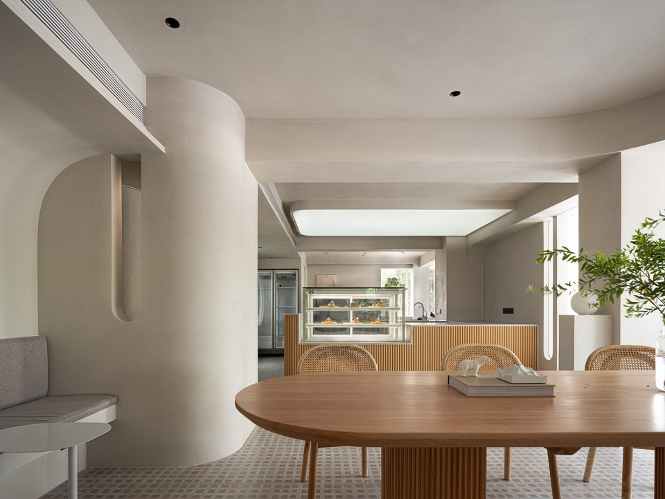 ev cake binjiang store china by zhibai design and research office