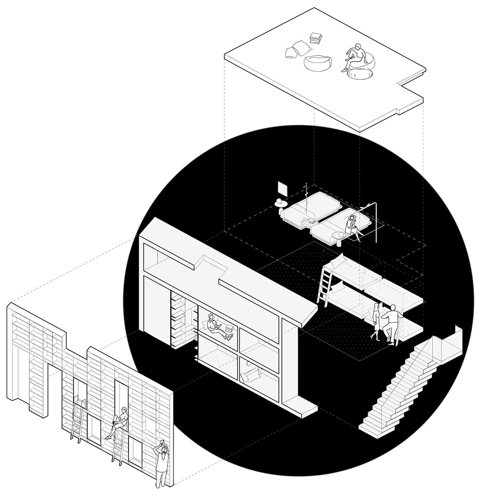 house in the house china by muxin studio