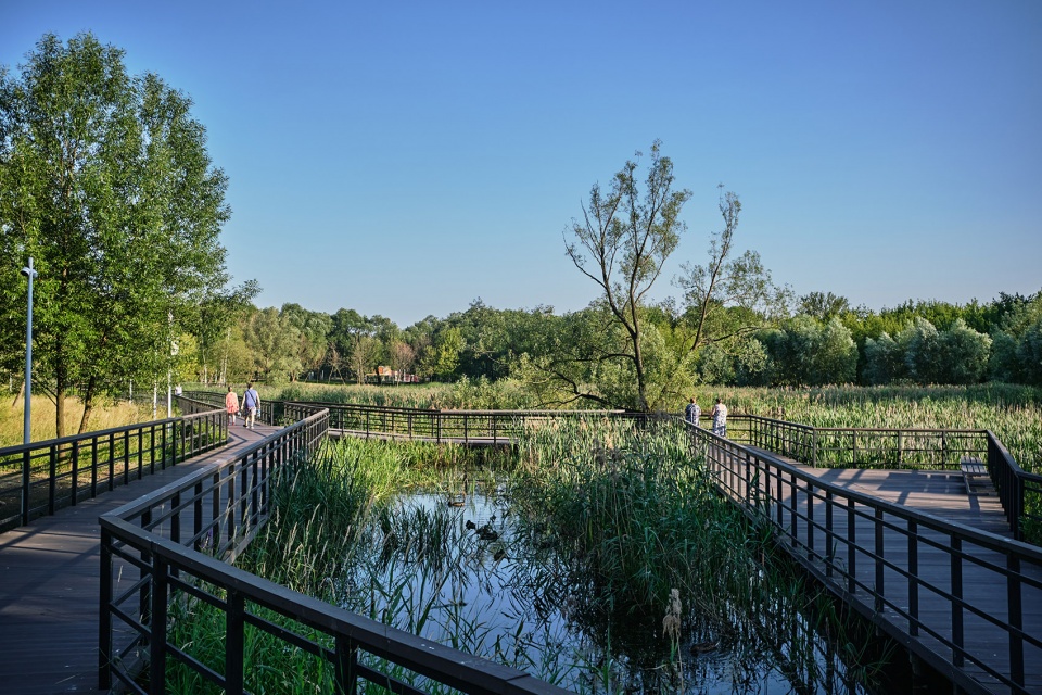 Park on the banks of the moskva river WOWHAUS