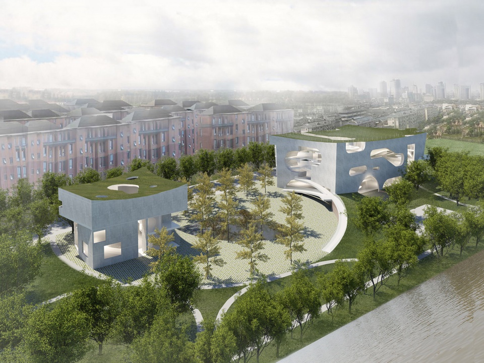 Cofco Cultural and Health Center Steven Holl Architects