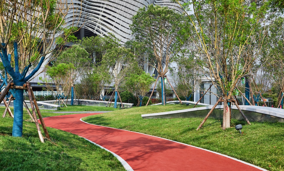 Landscape of Xi’an Olympic Sports Center ADEA