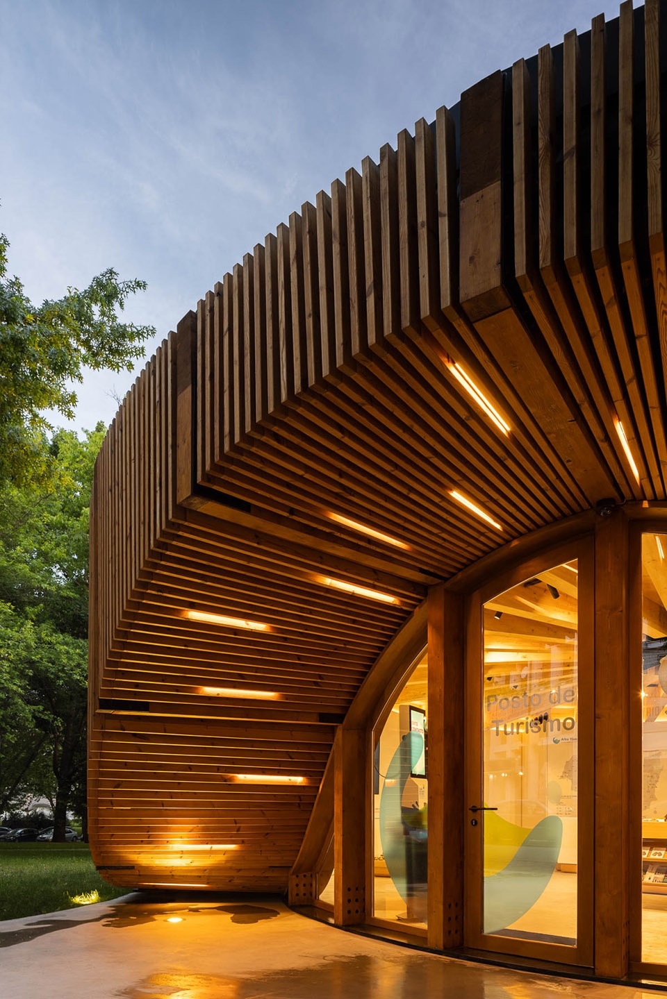 alto tamega tourism info point portugal by and re architecture