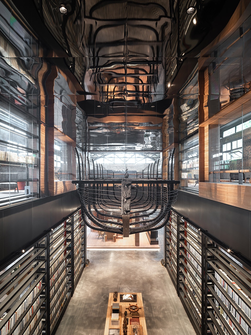 mawei shipbuilding library china by wj design