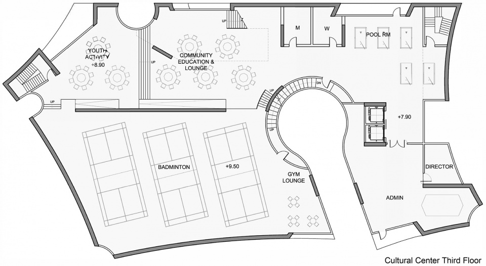 Cofco Cultural and Health Center Steven Holl Architects