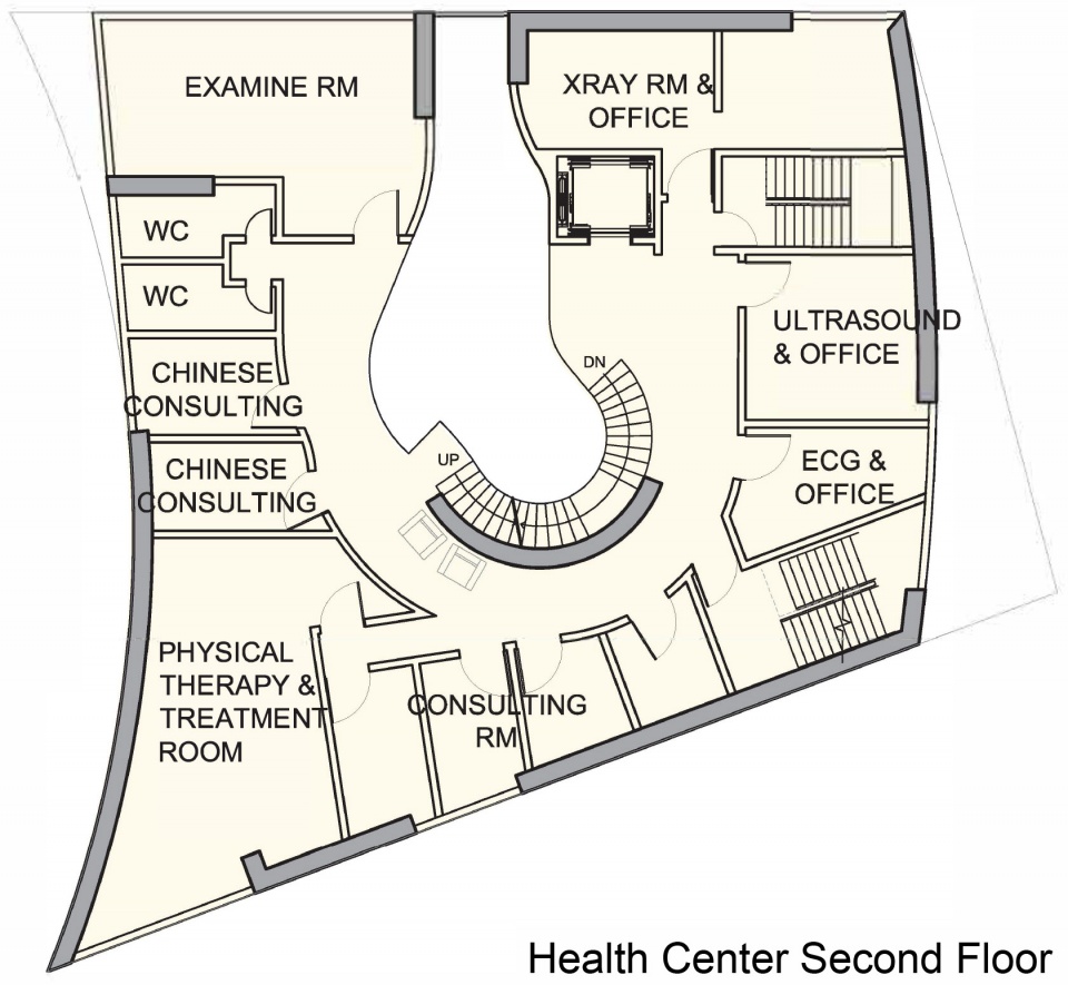 Cofco Cultural and Health Center Steven Holl Architects