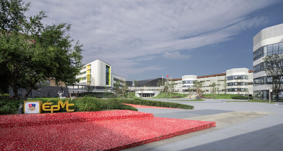 chengdu montpellier primary school extension design china by cswadi