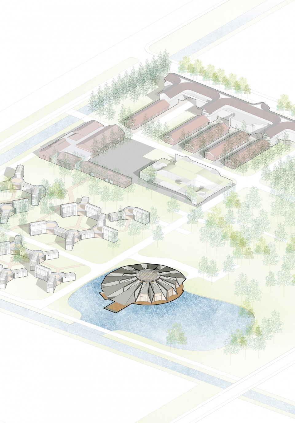 dongfeng parlor water exhibition center china by tjad original design studio