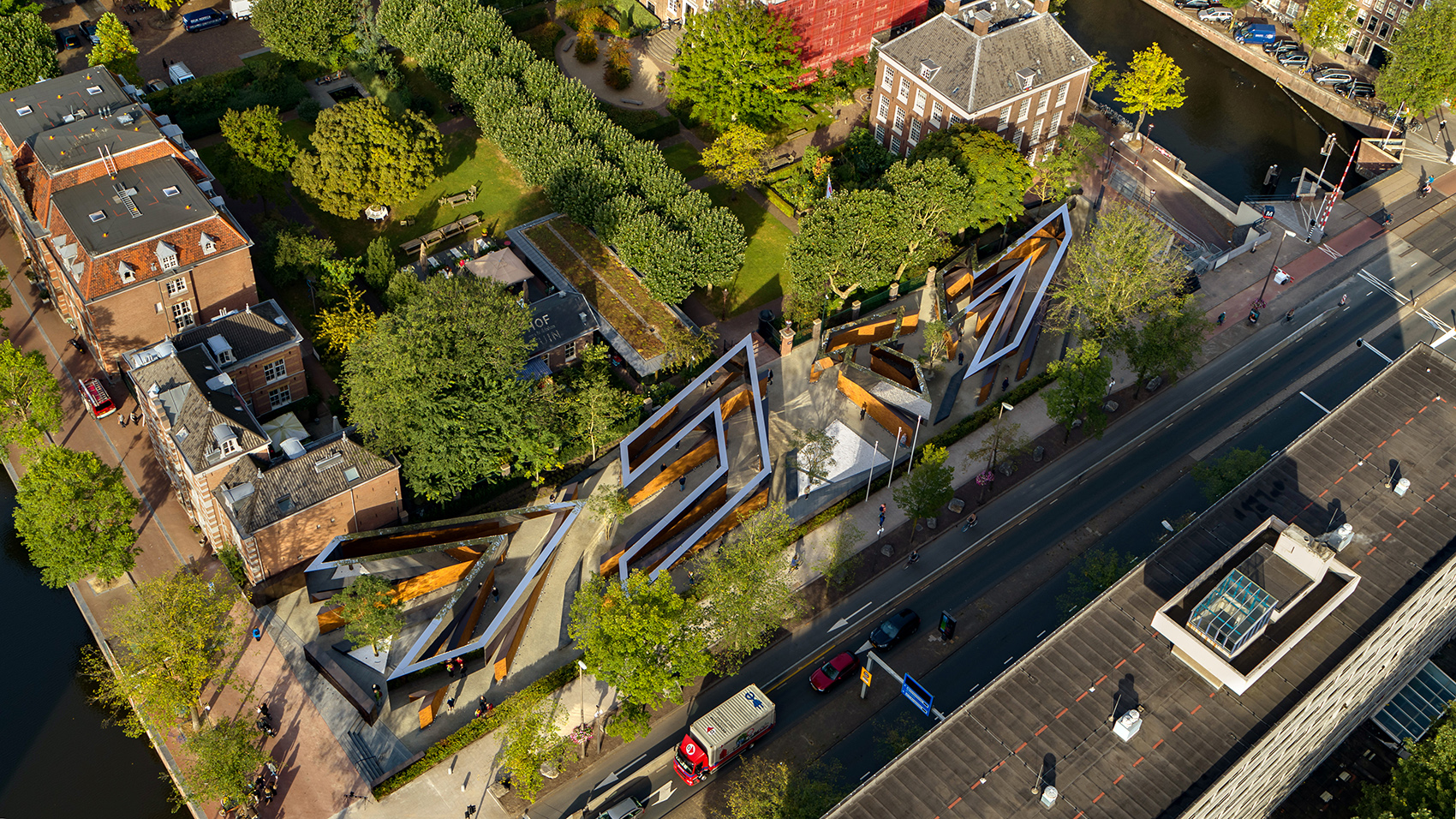 national holocaust names memorial by studio libeskind