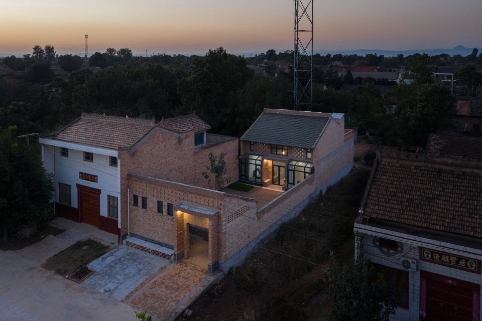 red brick dwellings in ezi village china by general institute of design and research of xian university of architecture science and techn...