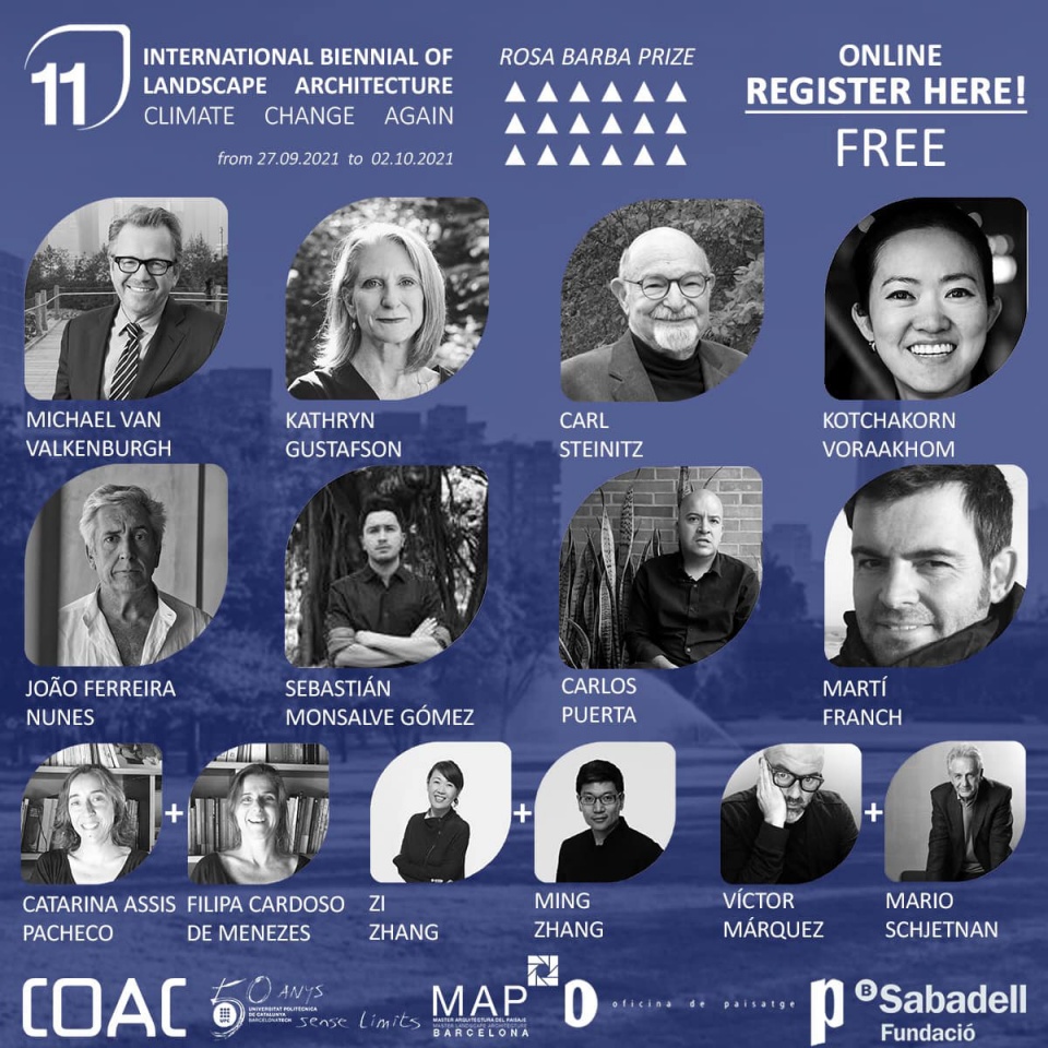 the 11th international biennial of landscape architecture of barcelona will be held online