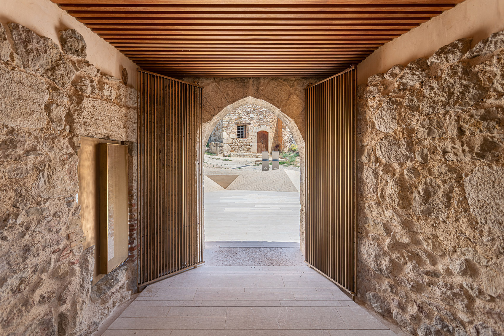 Consolidation and restoration in the area of Sant Francesc and La Pardala in Morella Castle Spain by Carquero Arquitectura