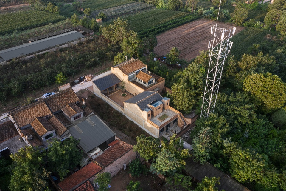 red brick dwellings in ezi village china by general institute of design and research of xian university of architecture science and techn...