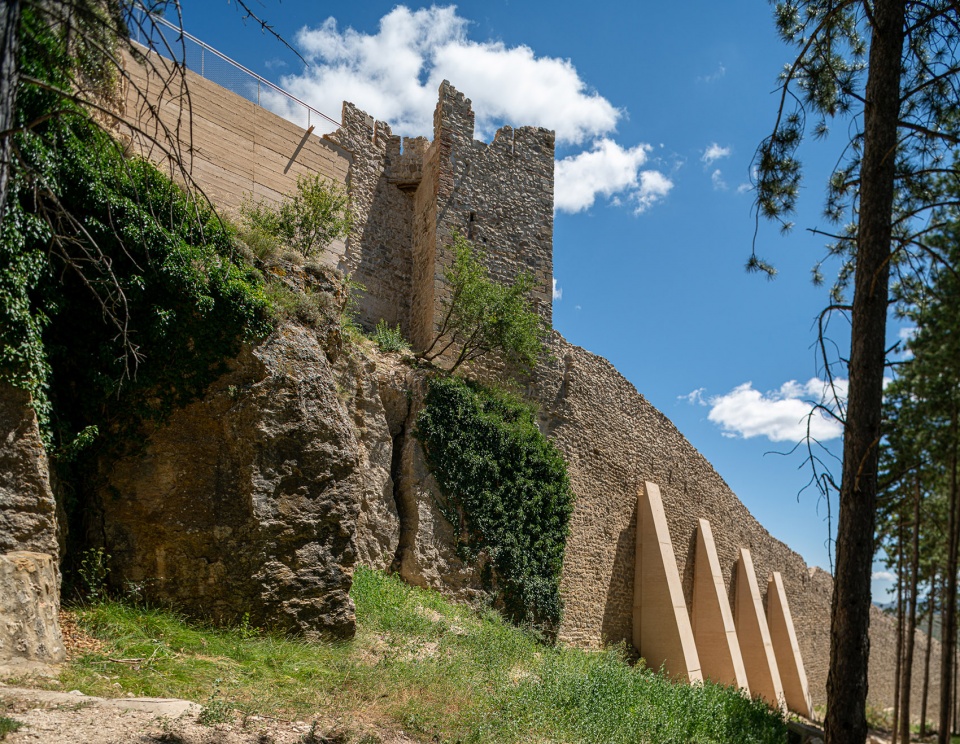 Consolidation and restoration in the area of Sant Francesc and La Pardala in Morella Castle Spain by Carquero Arquitectura