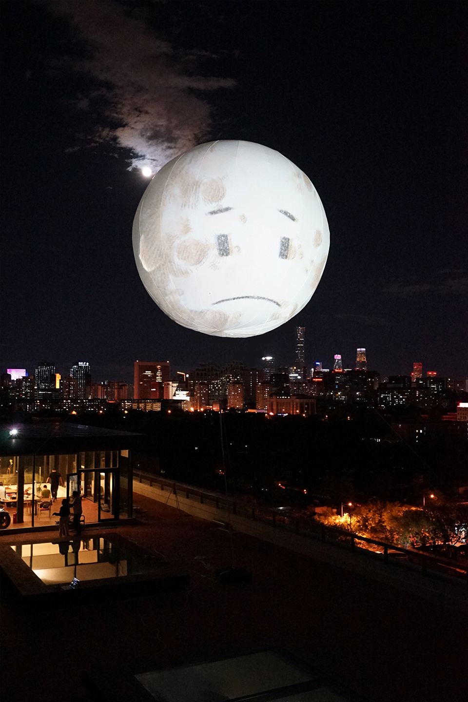 mad envisions an art installation not moon for 2021 beijing design week