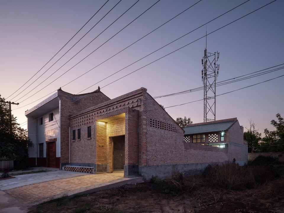 red brick dwellings in ezi village china by general institute of design and research of xian university of architecture science and techn...