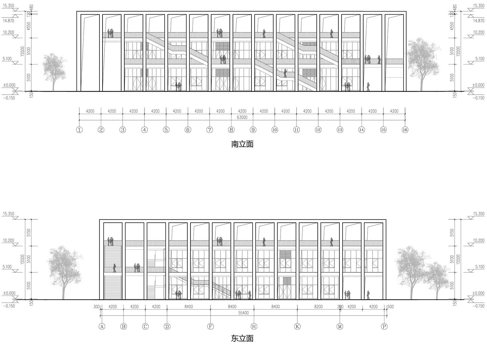 student canteen of hangzhou vocational technical college china by uad