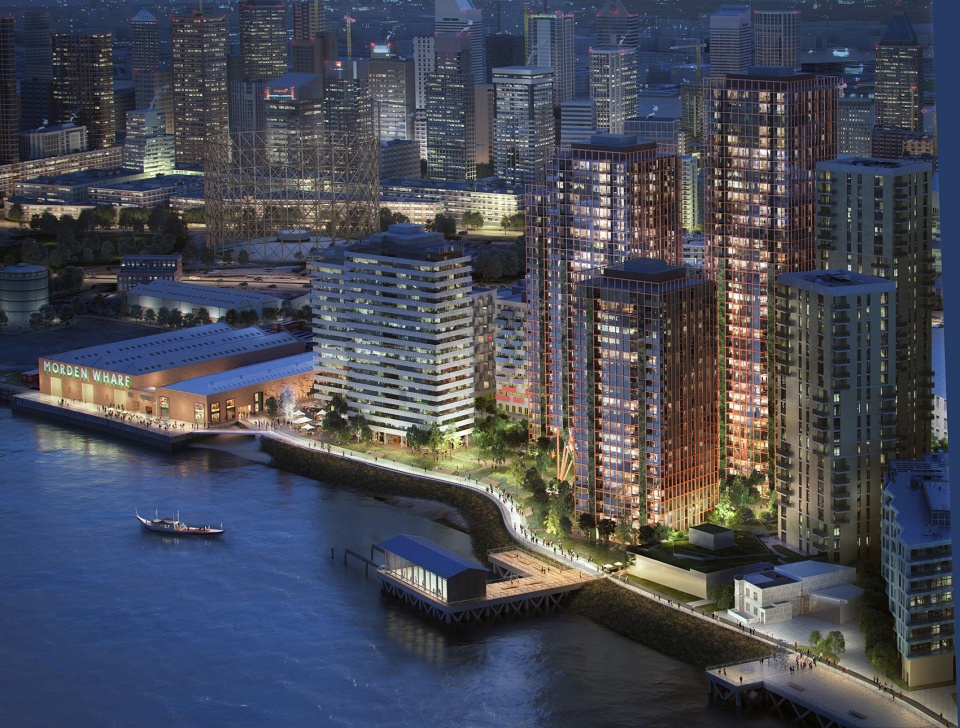 morden wharf by oma