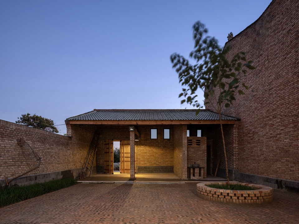 red brick dwellings in ezi village china by general institute of design and research of xian university of architecture science and techn...