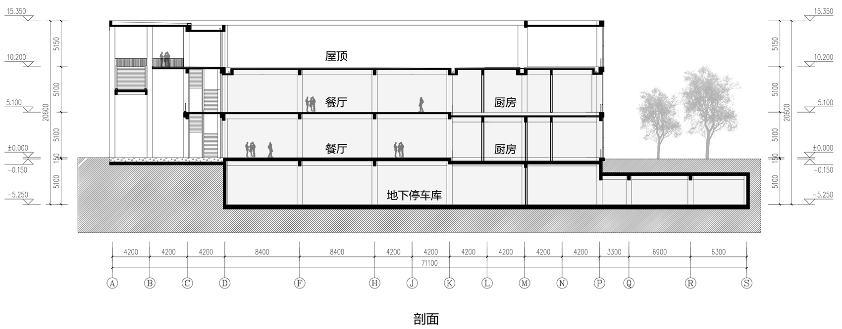 student canteen of hangzhou vocational technical college china by uad