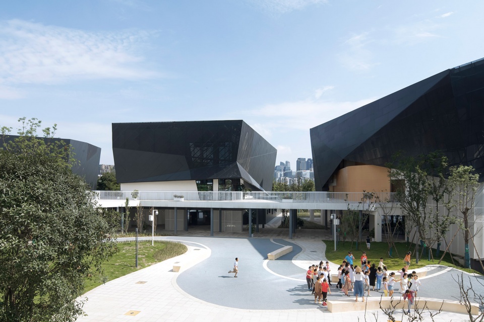 chengdu montpellier primary school extension design china by cswadi