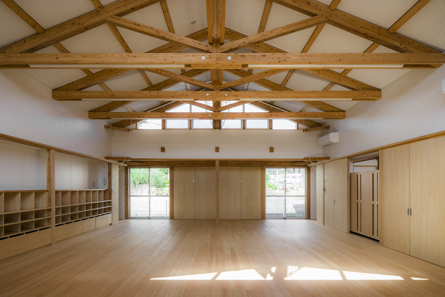 hitachi city hanayama certified child center by mikami architects