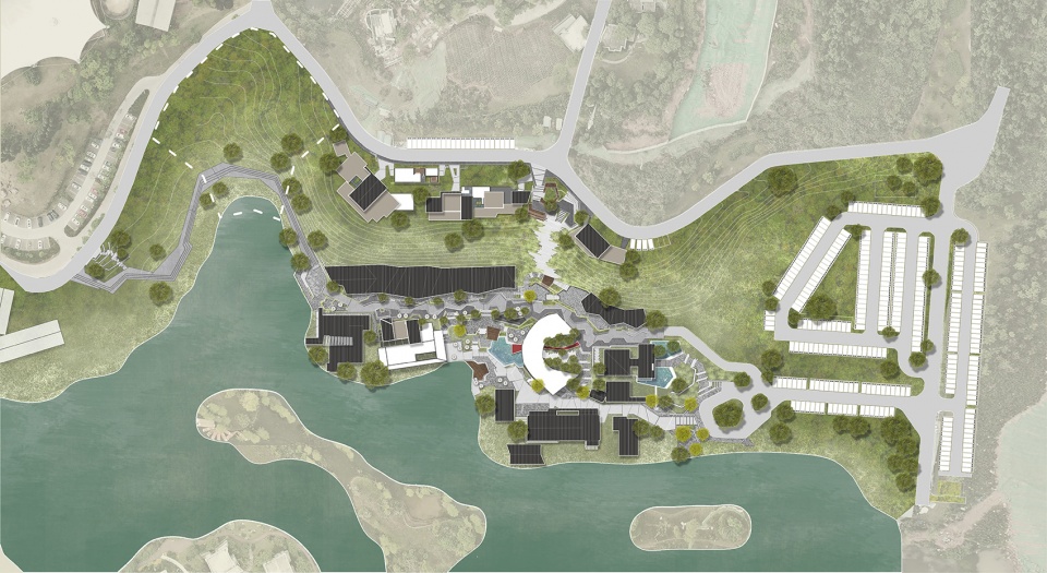 tianfu gourmet island of luxelakes eco city phase i china by yudao landscape design