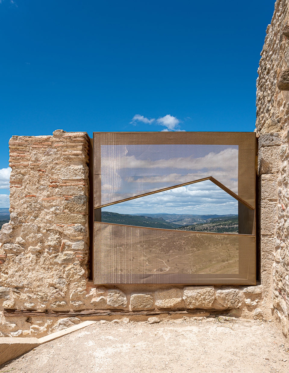 Consolidation and restoration in the area of Sant Francesc and La Pardala in Morella Castle Spain by Carquero Arquitectura